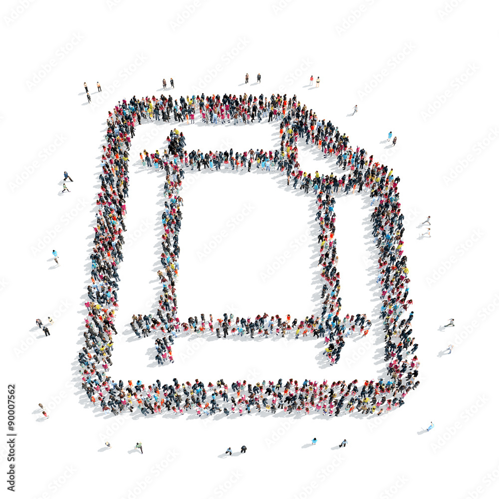 group people shape sheet letter group people shape sheet letter