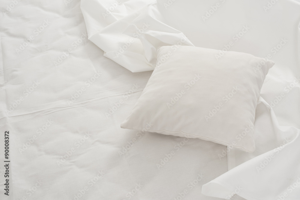 Obraz premium white linen cloth