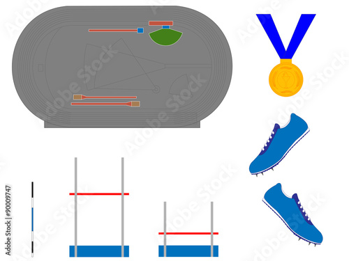 Athletics Jumping Disciplines Tracks