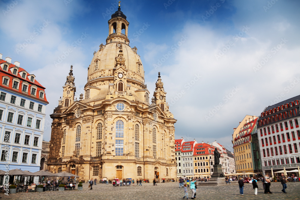 Frauenkirche cathedral in Dresden 