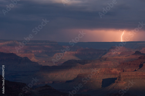 Storm over Grand Canyon