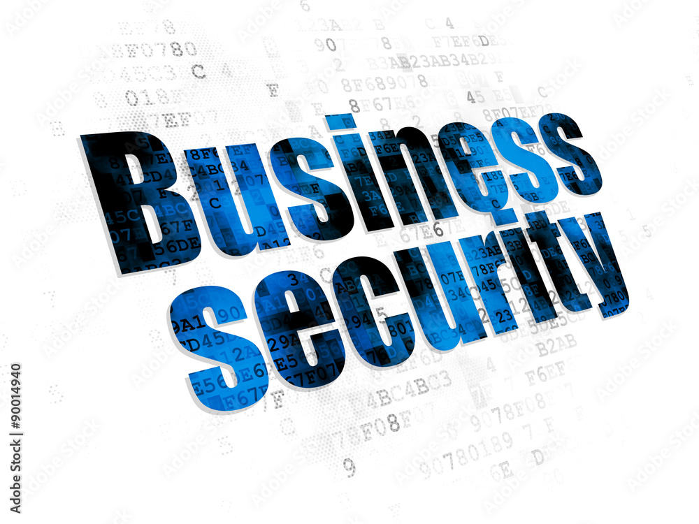 Privacy concept: Business Security on Digital background Privacy concept: Business Security on Digital background