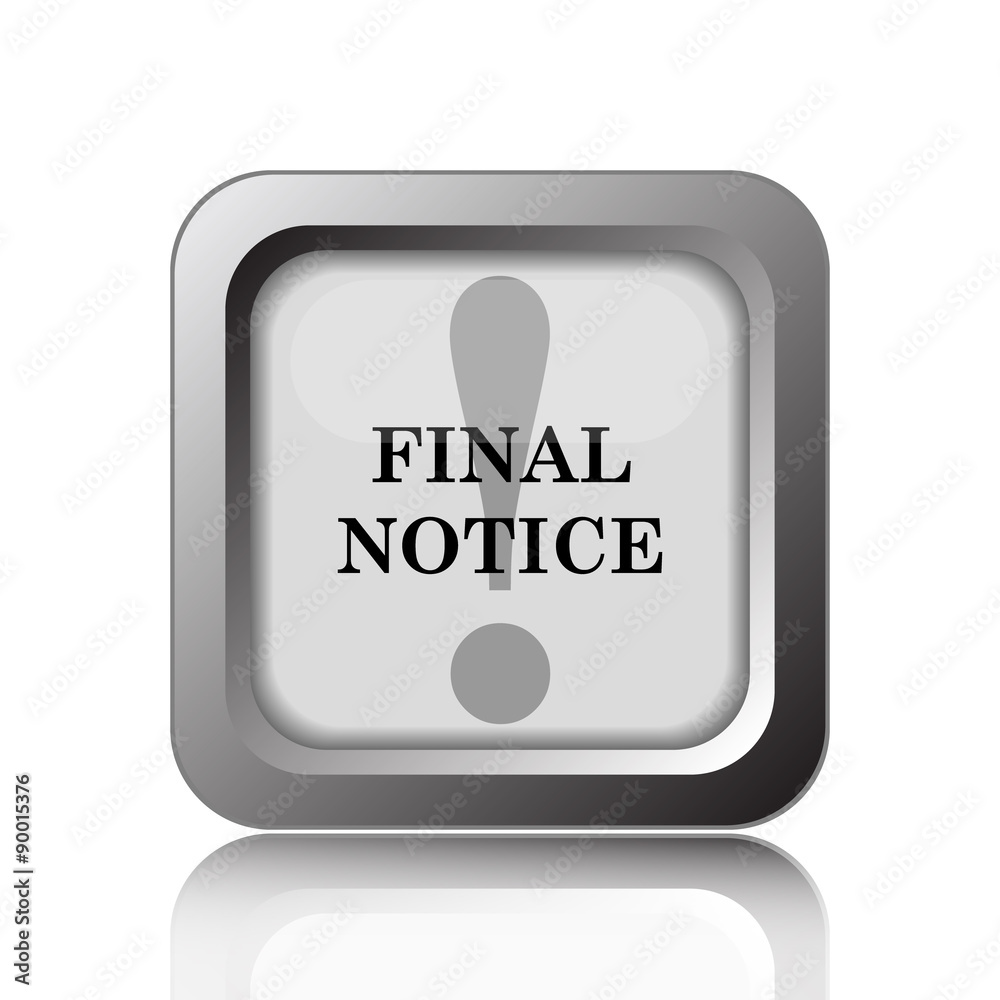 Final notice icon