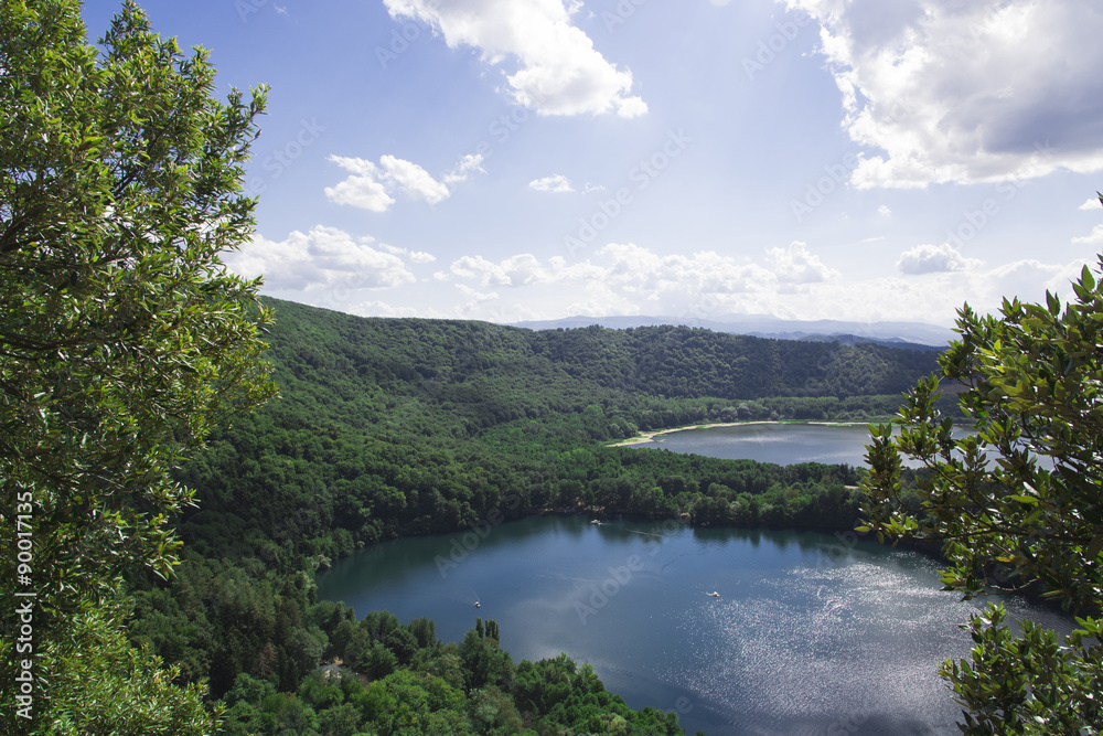 Obraz premium The two lakes