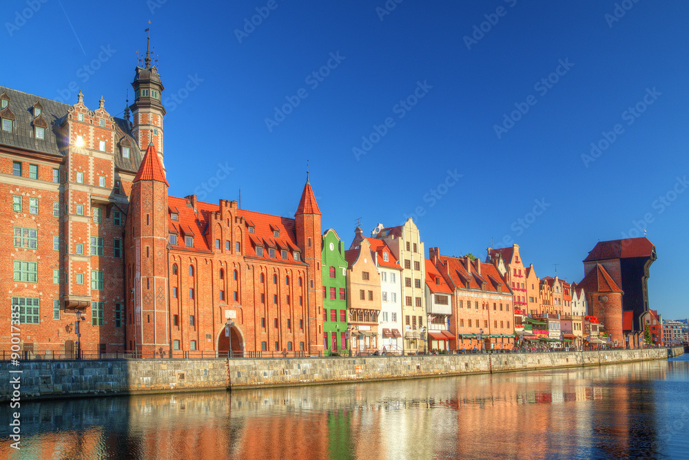 Gdańsk w słoneczny dzień