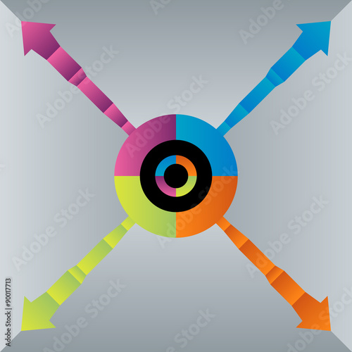 Segment Growth Chart Icon