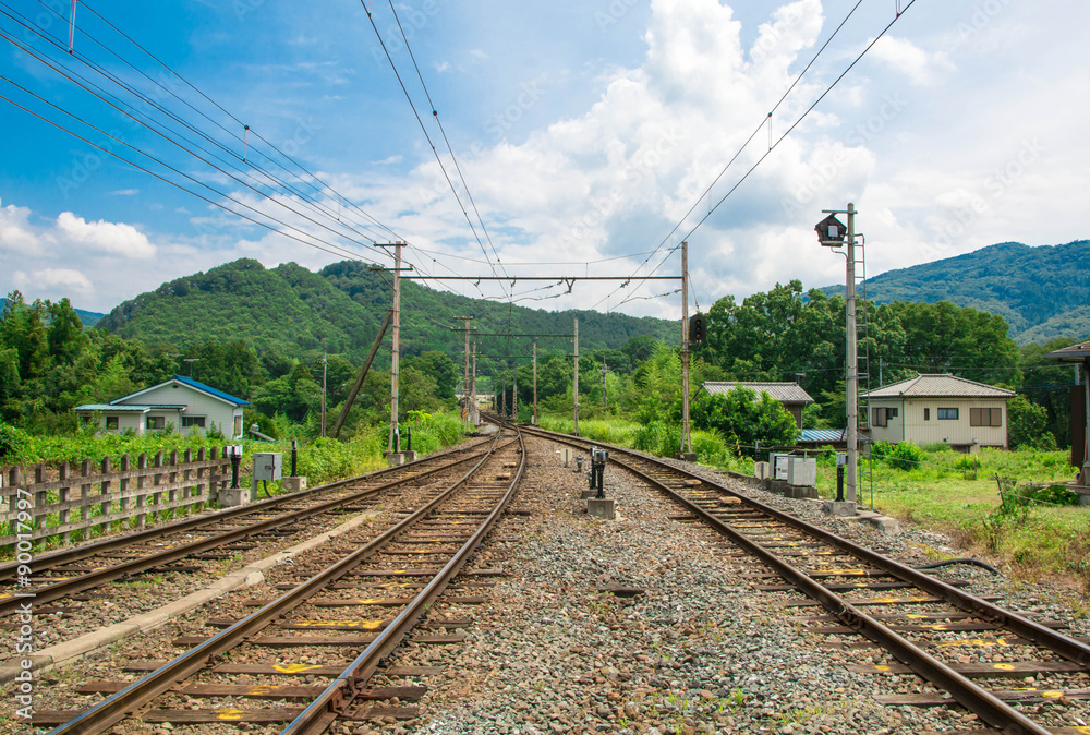 田舎の線路