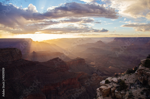 Majestic sunset in the Grand Canyon