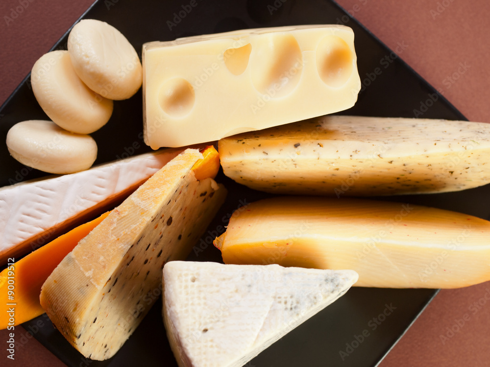 Fototapeta premium Cheese still life