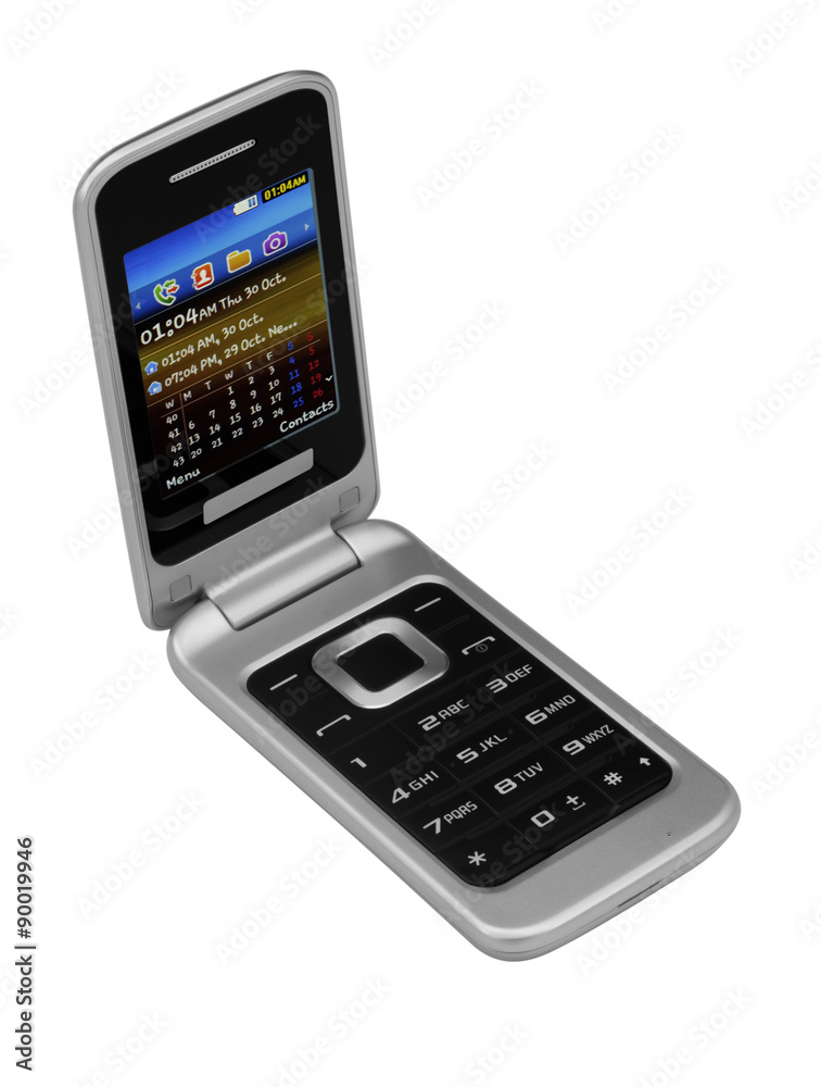 Mobiltelefon Handy Klapphandy Tastenhandy Samsung GT-C3520 Stock Photo |  Adobe Stock