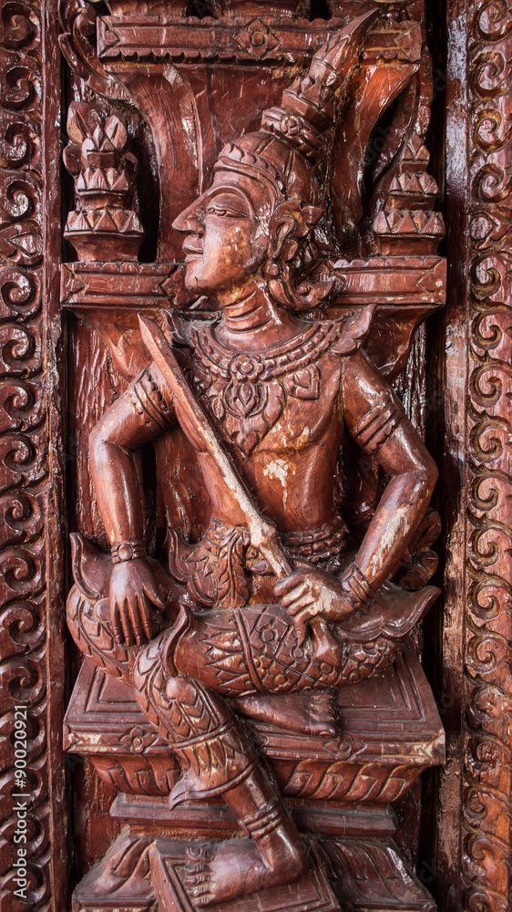 Fototapeta premium Murals wood carvings