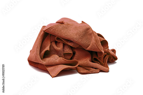Pile of brown rags photo