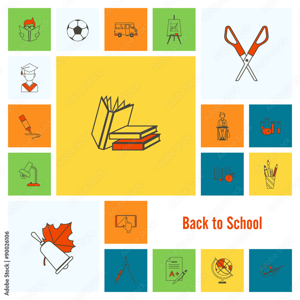 School and Education Icons