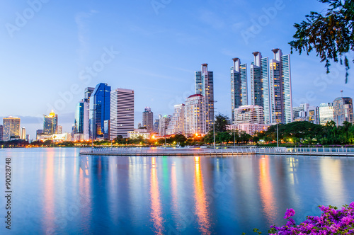 Canvas Print Benchakitti Park, Bangkok,Thailand.