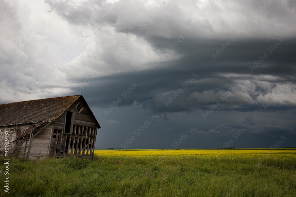 Storm Clouds Prairie Sky Storm Clouds Prairie Sky