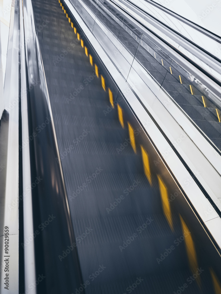 Escalator moving Business concept background Escalator moving Business concept background