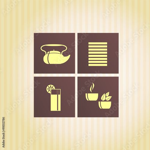  Spa icons set, vector