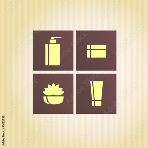  Spa icons set, vector © fufam