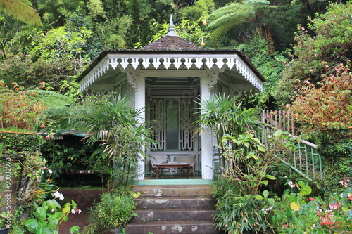 jardin de la maison folio à Hell Bourg, 974