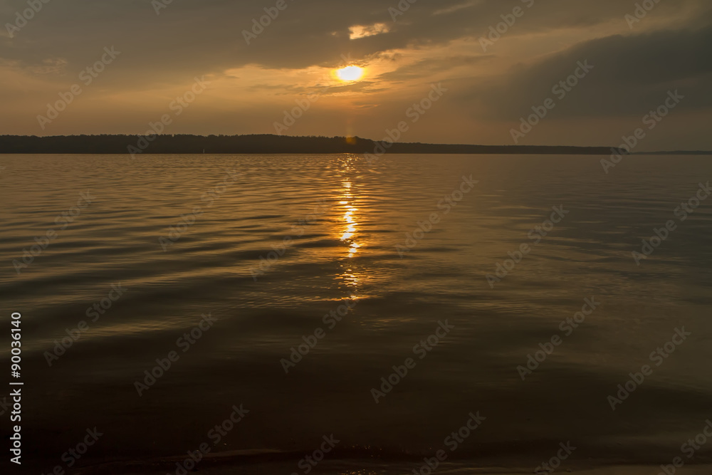 Fototapeta premium beautiful sunset