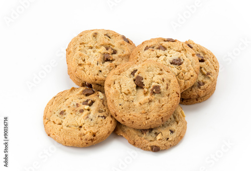 milk chocolate toffee almond cookies
