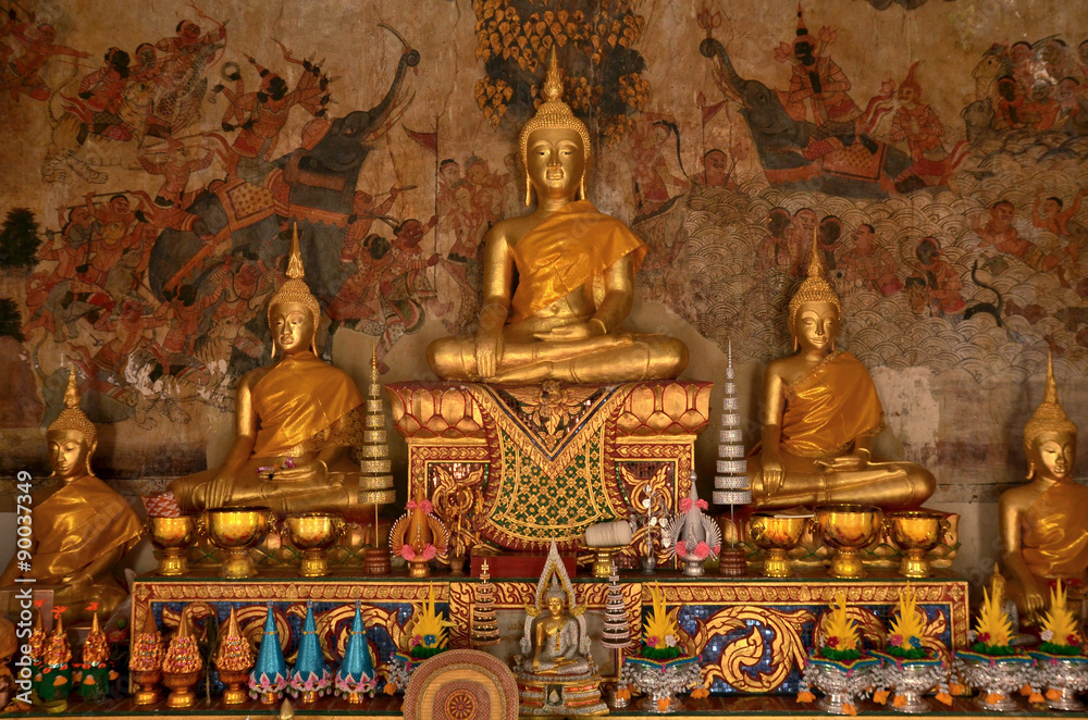 gold Buddha statue
