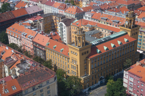 Vue aériennes de Prague