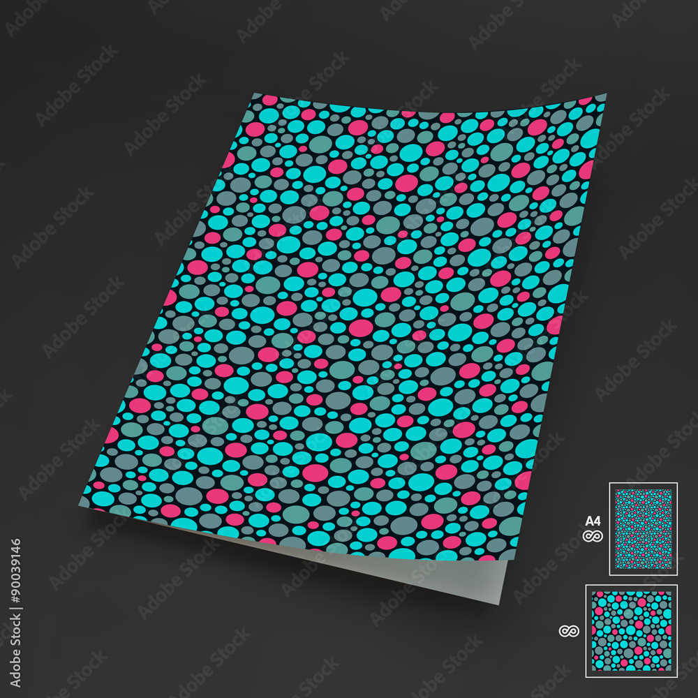 Seamless Vector Background. A4 Business Blank. Stock Vector | Adobe Stock