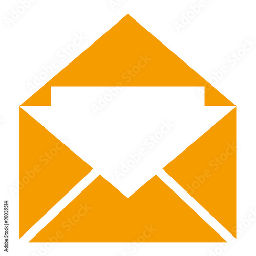 Free Download Icono aislado sobre naranja - GFXLoad