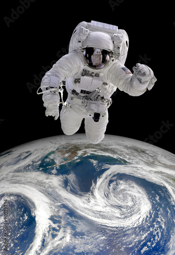 Fototapeta Naklejka Na Ścianę i Meble -  Astronaut in outer space