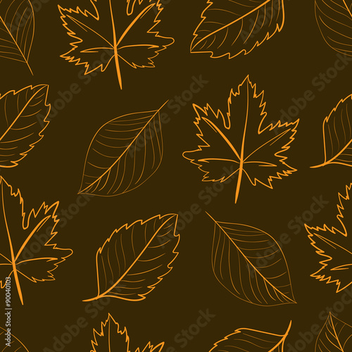 Seamless contours of leaves