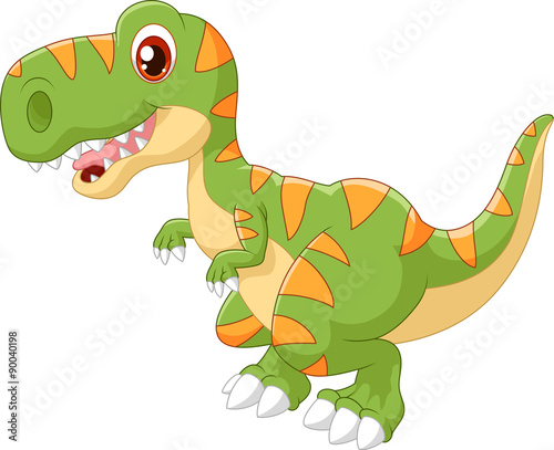 Cartoon adorable dinosaur
