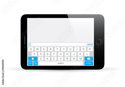Tablet Horizontal Keyboard