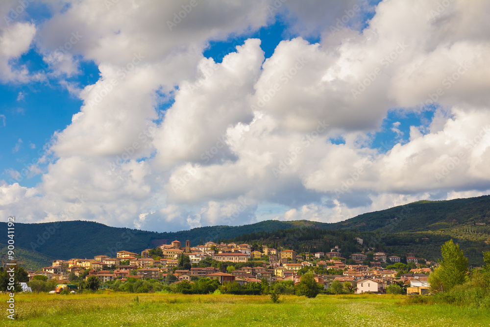 Piccolo villaggio umbro, Italia