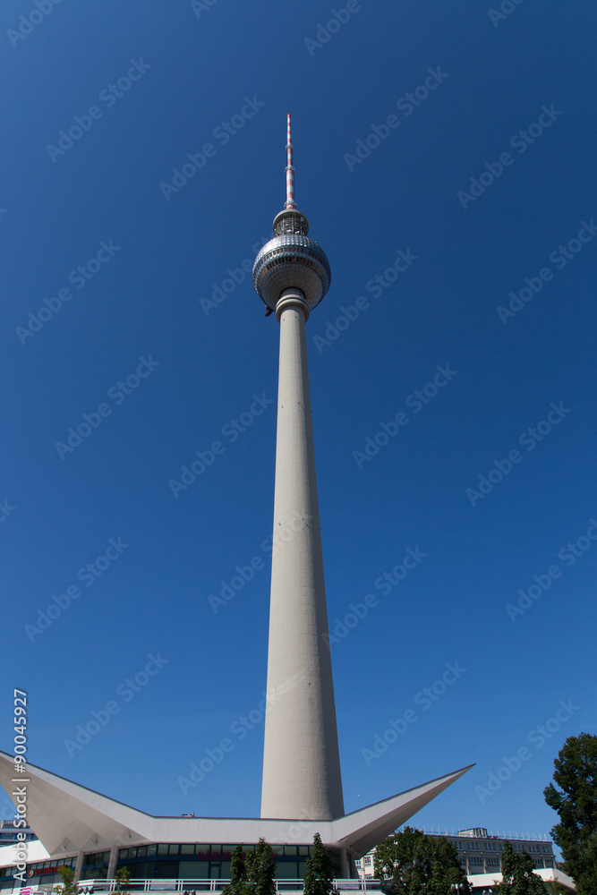 Obraz premium TV Tower, Fernsehturm Berlin