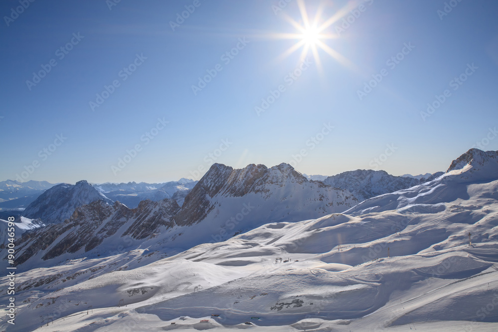 Ski area Zugspitze