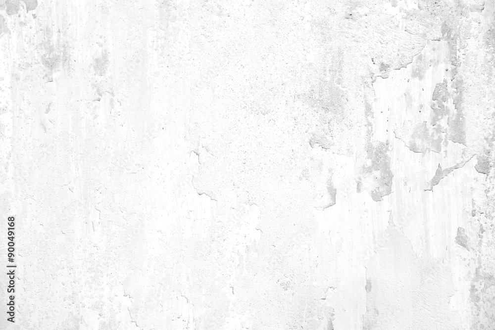 Fototapeta premium stary grunge pęknięty biały betonowy mur