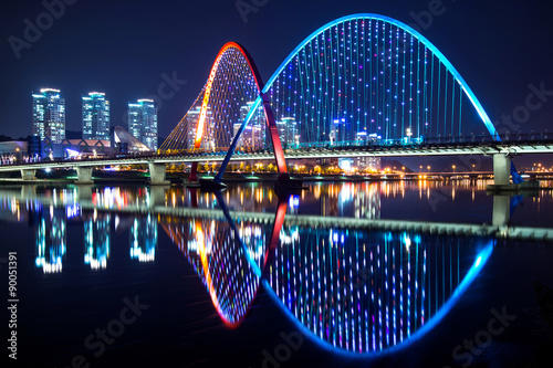 Expo Bridge in Daejeon, South Korea.