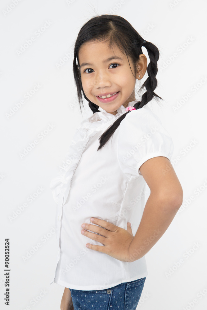 Portrait of beautiful asian girl with happy face Portrait of beautiful asian girl with happy face