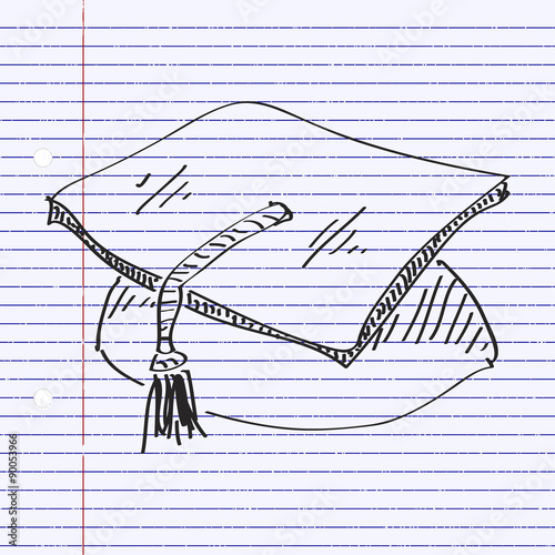 Simple doodle of a mortar