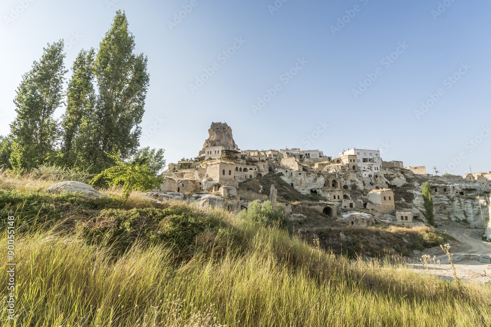 Ortahisar in Cappadocia, Turkey Ortahisar in Cappadocia, Turkey