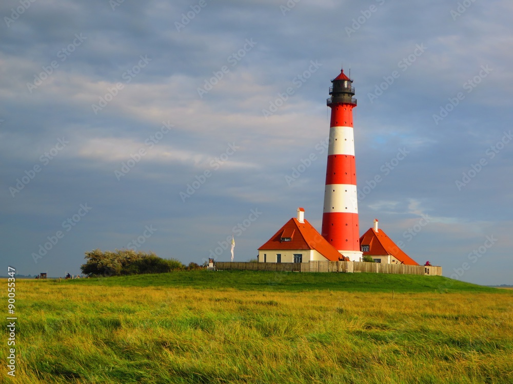 Leuchtturm Westerheversand Deutschland