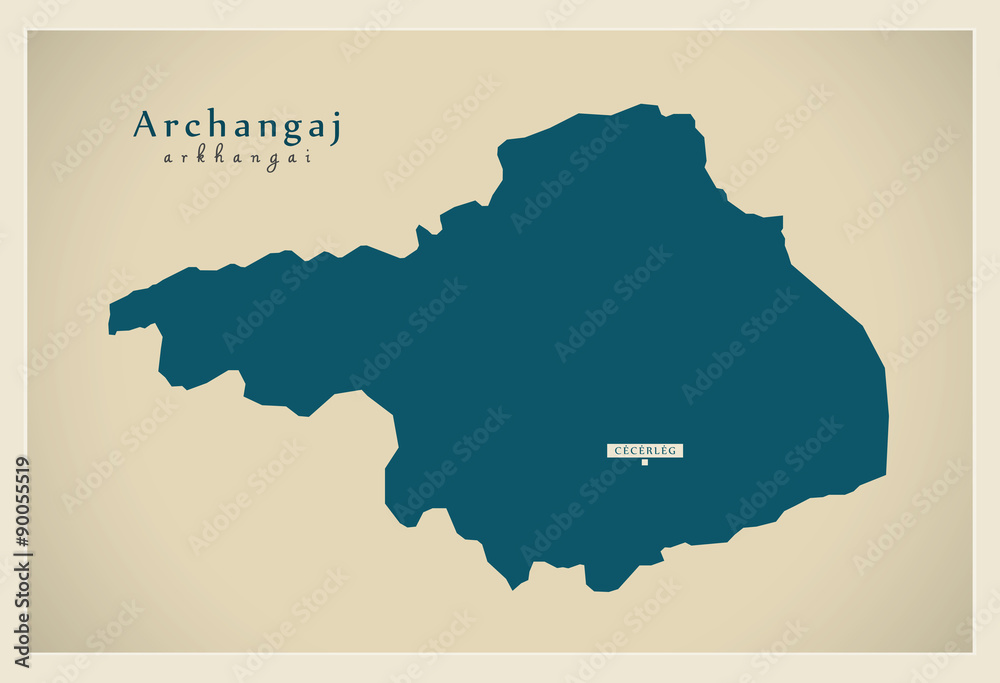 Modern Map - Archangaj MN
