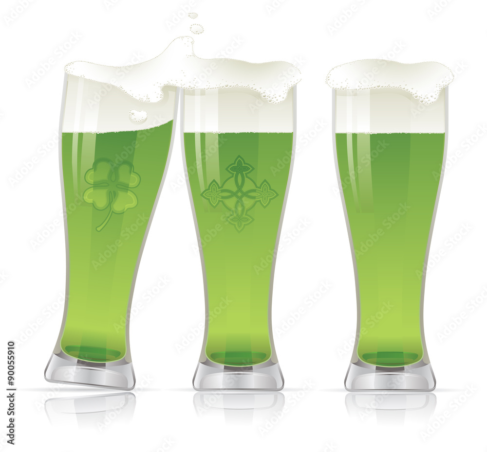 Beer glasses.