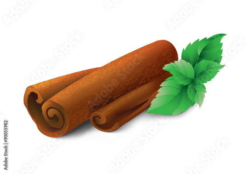 Mint and cinnamon