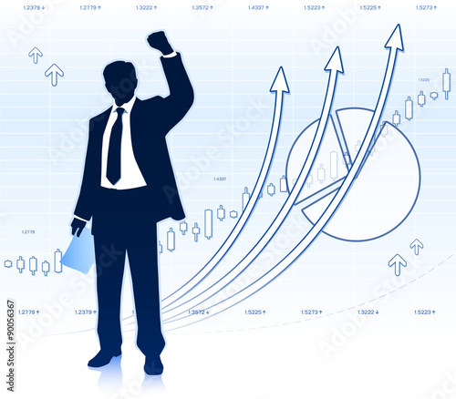 Happy businessman