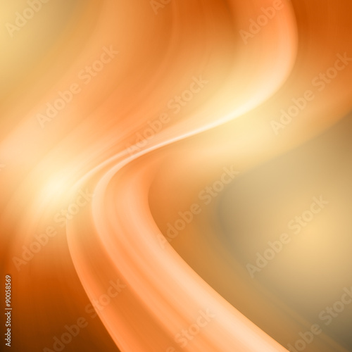 abstract wave background yellow color glowing 