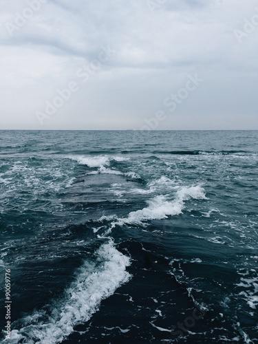 vertical background photo sea storm