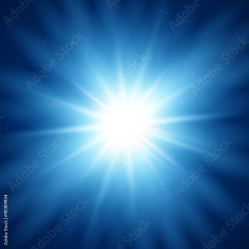 Abstract magic light background