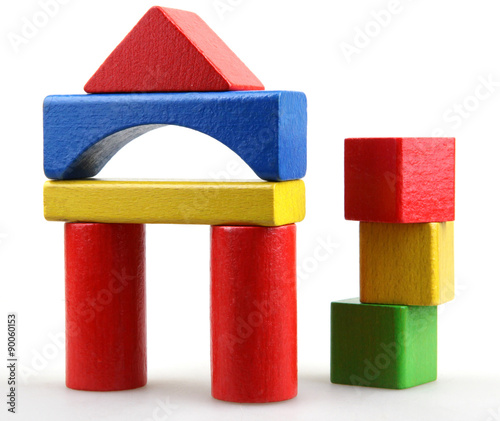 Wooden building blocks